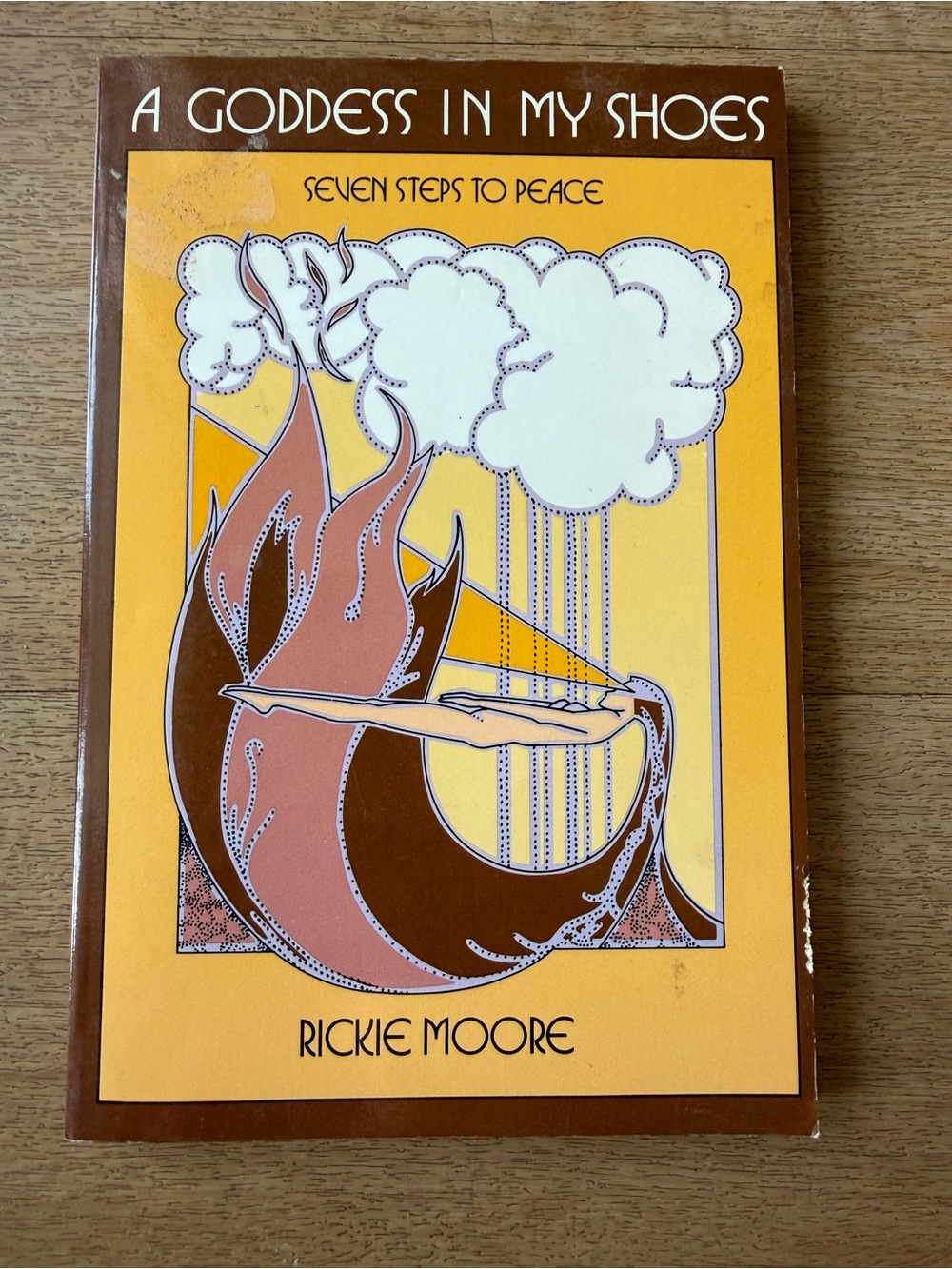 📚3 for $12📚 A Goddess In My Shoes by Rickie Moore - Yellow & Brown Cover